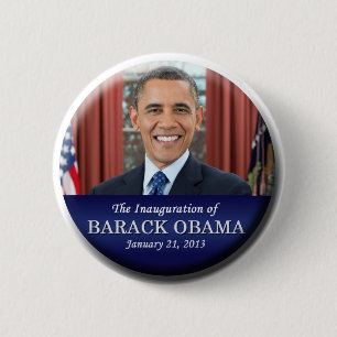 Barack Obama Inauguration 2013 6 Cm Round Badge