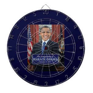 Barack Obama Inauguration 2013 Dartboard
