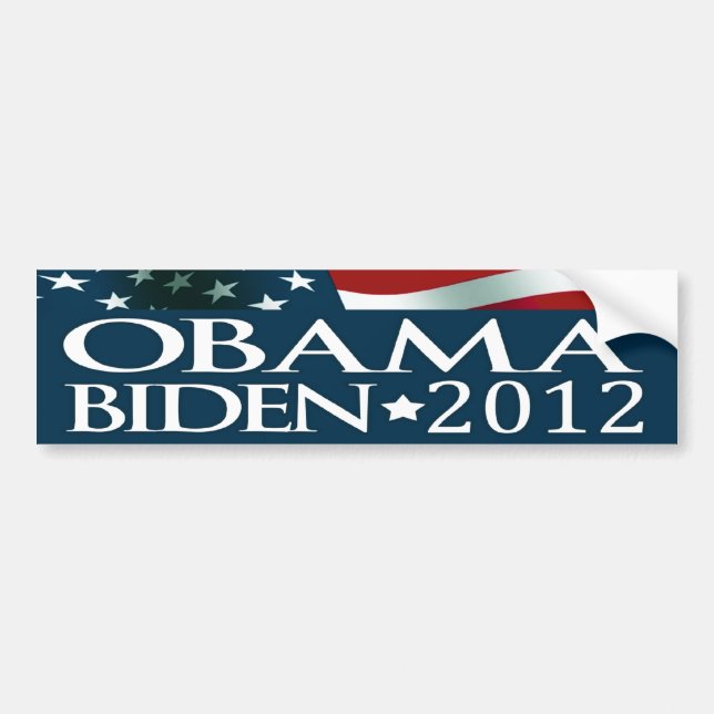 Barack Obama Joe Biden Election 2012 Bumper Sticker (Front)