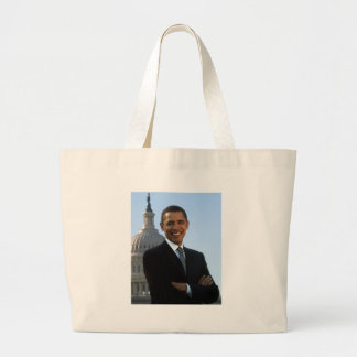 Barack Obama Large Tote Bag