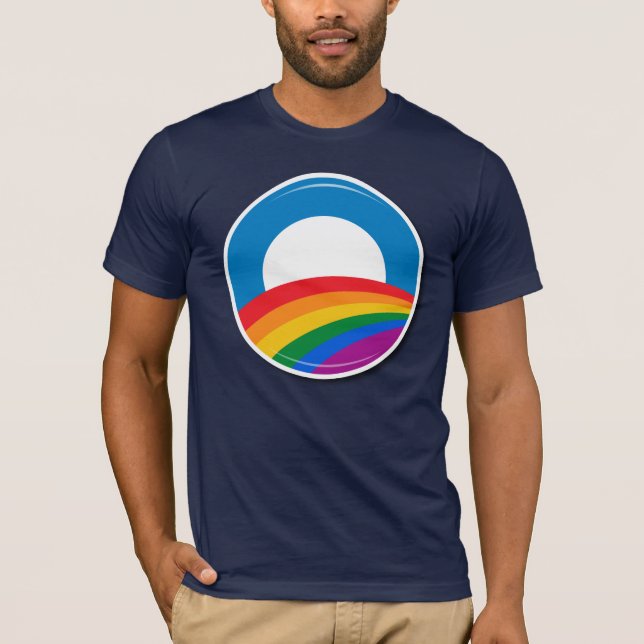 Barack Obama LGBT Pride T-Shirt (Front)
