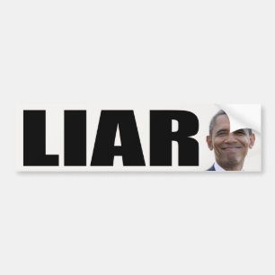 Barack Obama: Liar Bumper Sticker