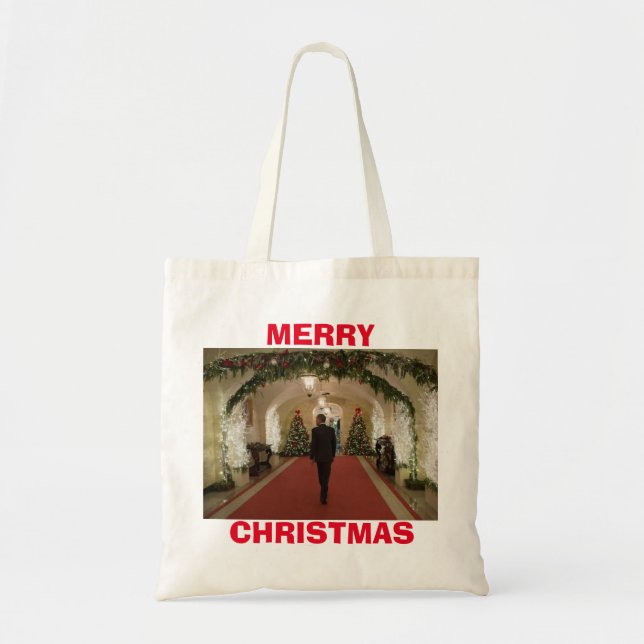 Barack Obama Merry Christmas - Tote Bag (Front)