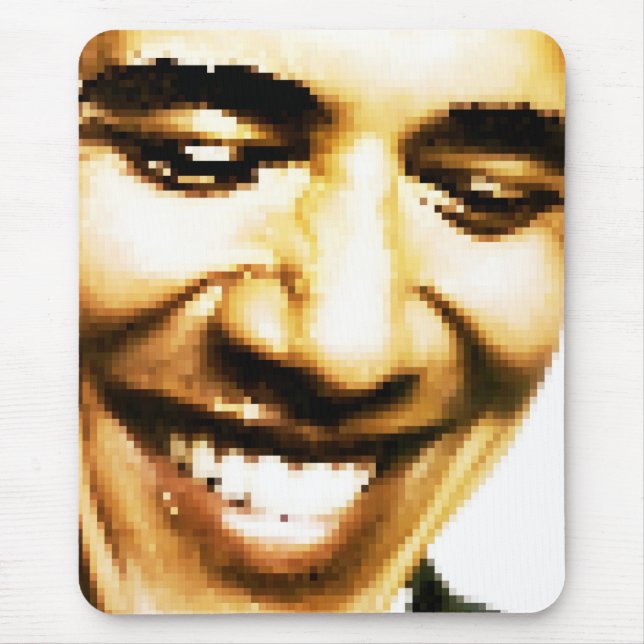 Barack Obama Mouse Mat (Front)