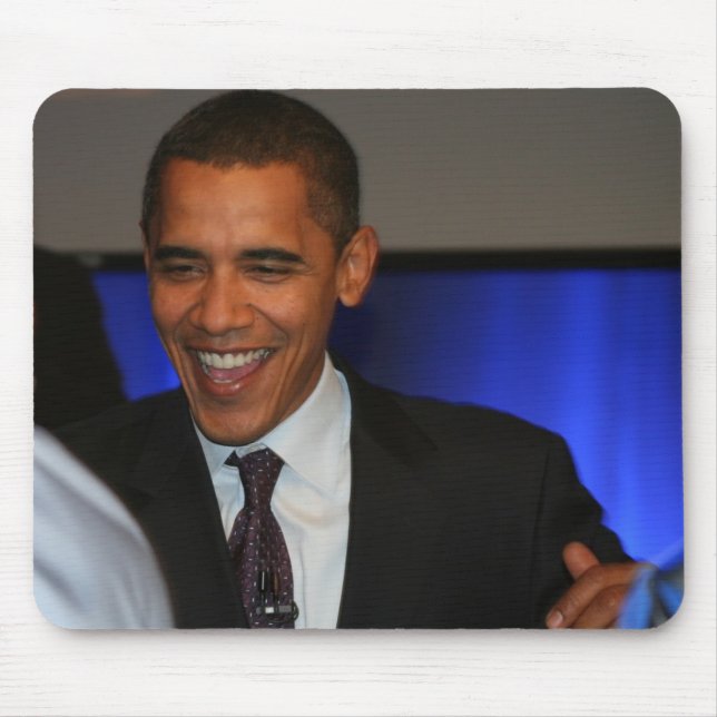 Barack Obama Mouse Mat (Front)