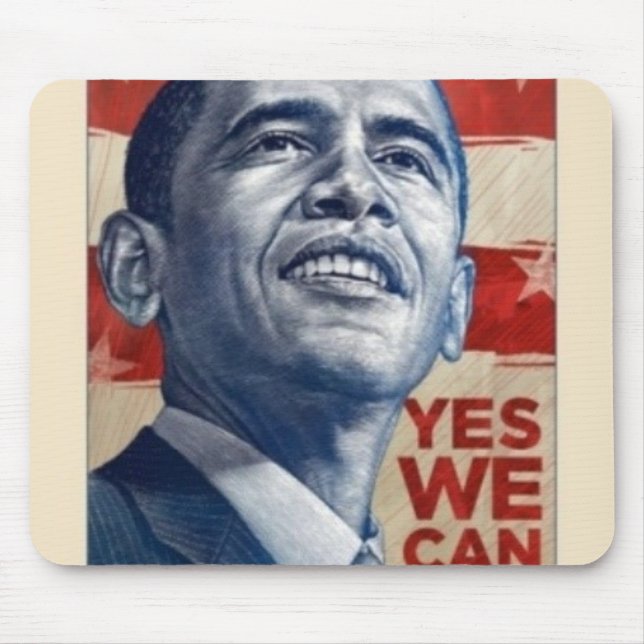 Barack Obama Mouse Mat (Front)