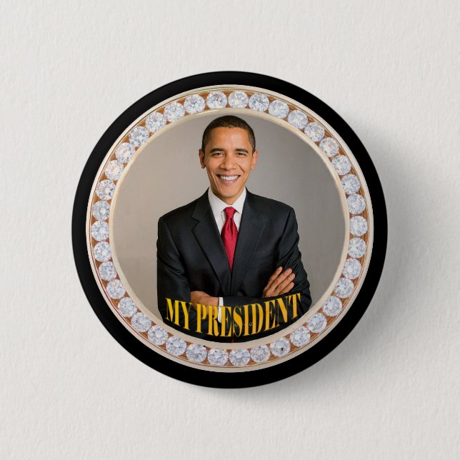 Barack Obama My President 6 Cm Round Badge (Front)