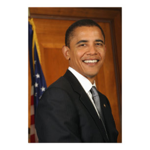 Barack Obama Official Portrait Photo Print