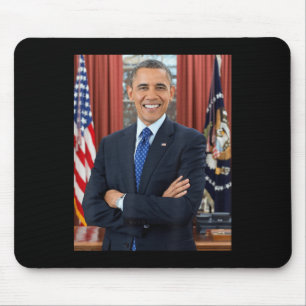 Barack Obama Photo 44th President Potus Patriotic Mouse Mat