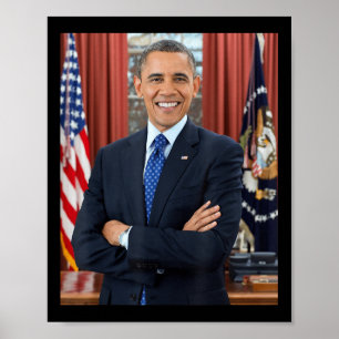 Barack Obama Photo 44th President Potus Patriotic Poster
