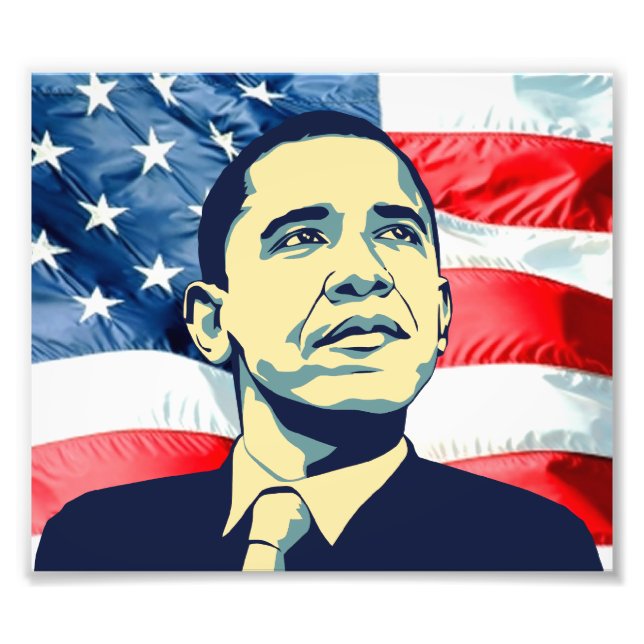 Barack Obama Photo Print (Front)