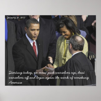 Barack Obama Pick Ourselves Up Poster