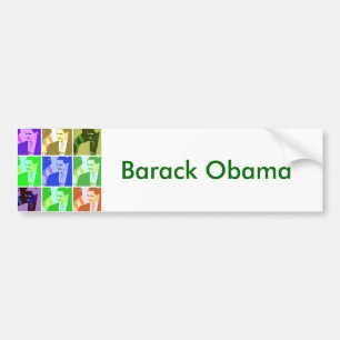 Barack Obama Pop Art Bumper Sticker