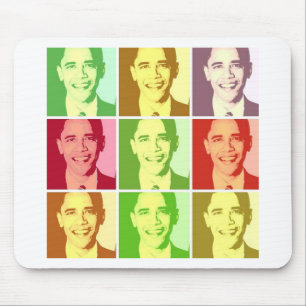 Barack Obama Pop Art Mouse Mat