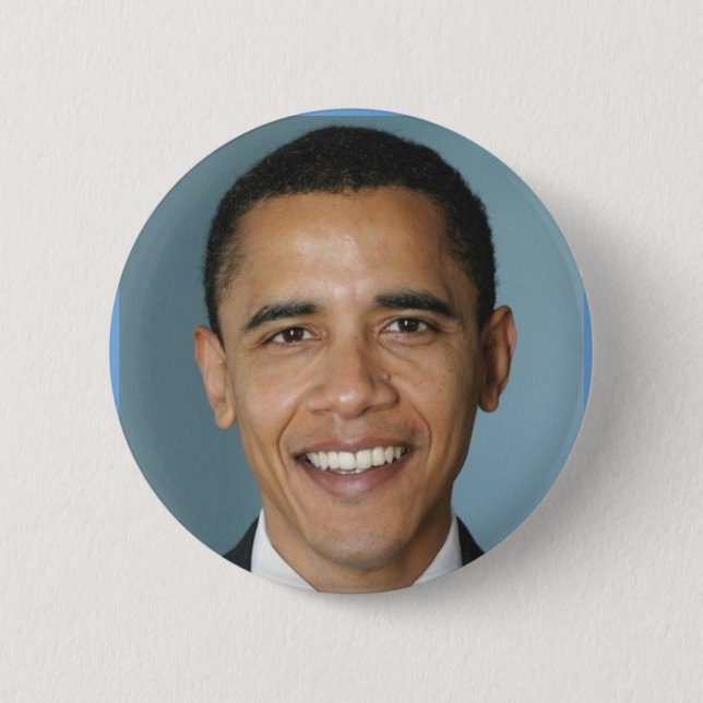 Barack Obama Portrait 6 Cm Round Badge (Front)