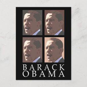 Barack Obama Portrait Postcard