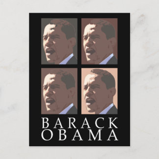 Barack Obama Portrait Postcard