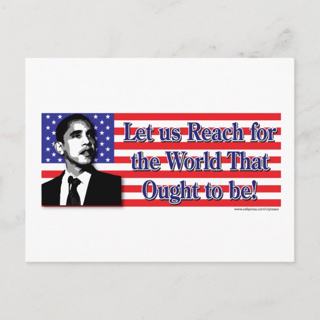 Barack Obama Postcard (Front)