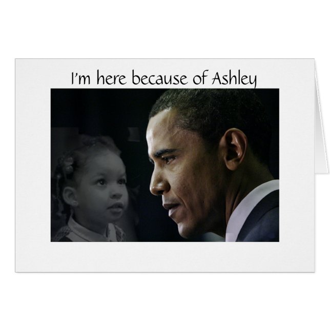 Barack Obama Postcards- Ashley (Front Horizontal)