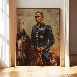 Barack Obama Poster Art Print, President Wall Art