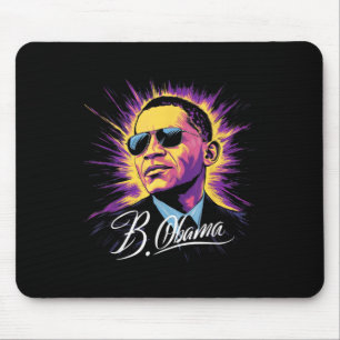 Barack Obama President Portrait Patriotic Mouse Mat