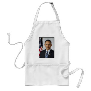 Barack Obama Presidential Portrait Adult Apron