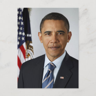 Barack Obama Presidential Portrait Postcard