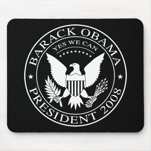 Barack Obama Presidential Seal 2008 Mousepad (Front)