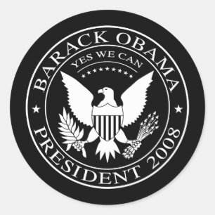 Barack Obama Presidential Seal 2008 Sticker