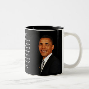 Barack Obama President's Day 2009 Two-Tone Coffee Mug