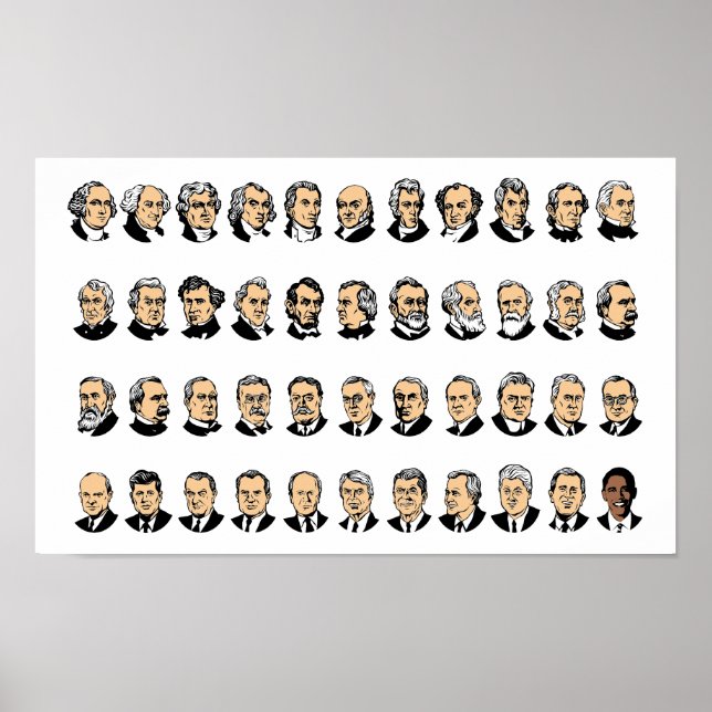 Barack Obama - Presidents Of The United States Poster (Front)
