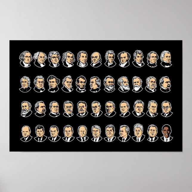 Barack Obama - Presidents Of The United States Poster (Front)