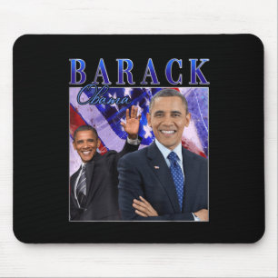 Barack Obama Retro Vintage Style Mouse Mat