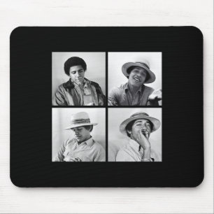 Barack Obama Retro Vintage Young Obama Smoking In Mouse Mat