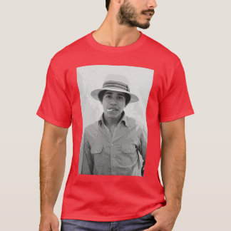 Barack Obama Retro Vintage Young Obama Smoking in  T-Shirt