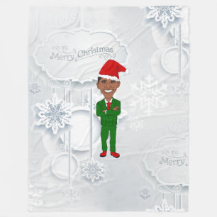barack obama santa blanket