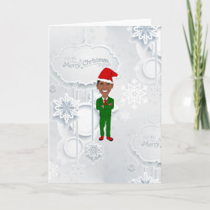 barack obama santa holiday card