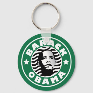 Barack Obama Star Caffeine Key Ring
