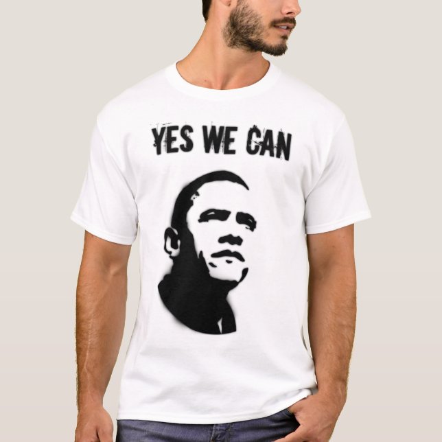 Barack Obama. Stencil T-Shirt (Front)