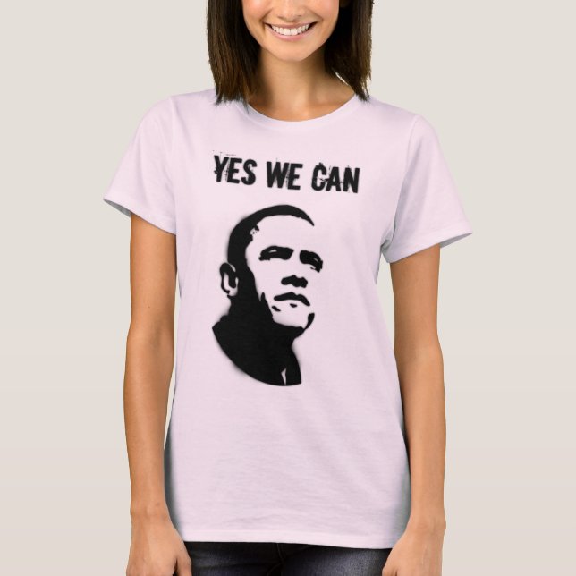 Barack Obama.Stencil. YWC T-Shirt (Front)