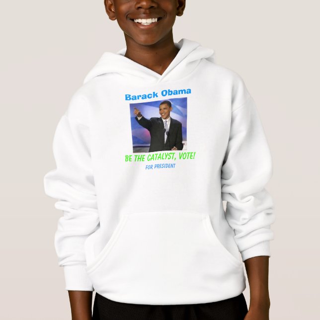 Barack Obama Sweatshirt *hooded) (Front)