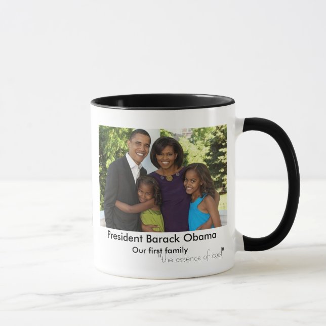 Barack Obama, "the essence of cool" Mug (Right)