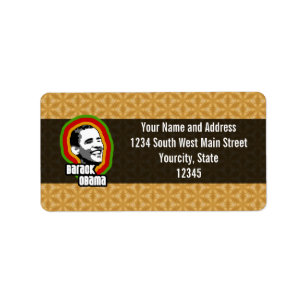 Barack Obama Throwback Label