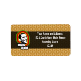 Barack Obama Throwback Label