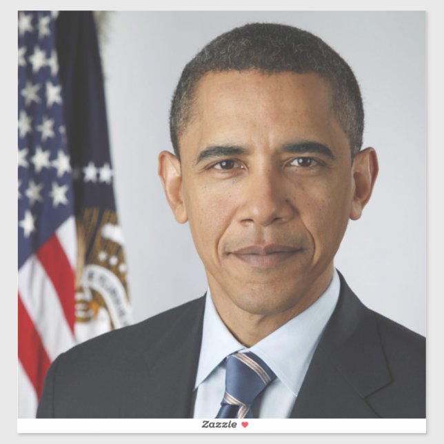 Barack Obama US President White House Portrait  (Sheet)