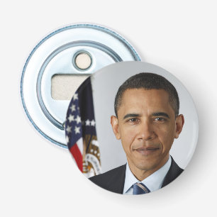 Barack Obama US President White House Portrait Bottle Opener