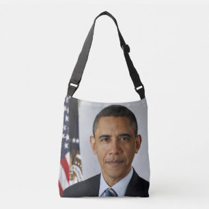 Barack Obama US President White House Portrait Crossbody Bag
