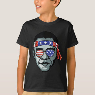 Barack Obama Usa Gles Bandanna Patriotic Proud Dem T-Shirt