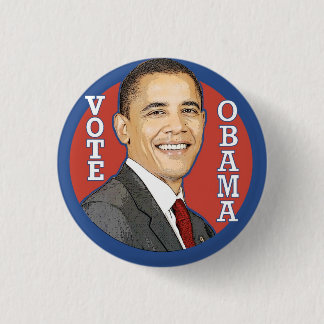 Barack Obama VOTE Button