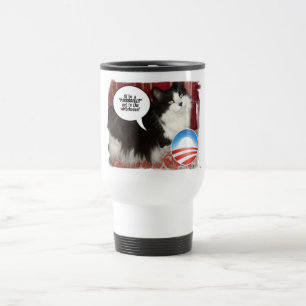 Barack Obama White-House Pet Travel Mug